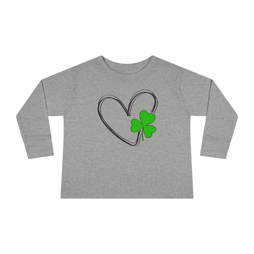 Heart & Clover - Toddler Long Sleeve Tee