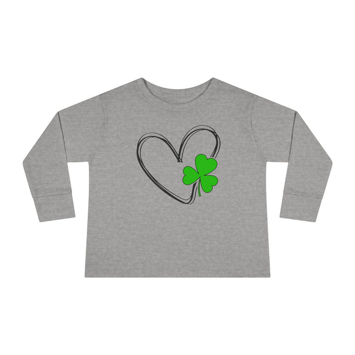 Heart & Clover - Toddler Long Sleeve Tee