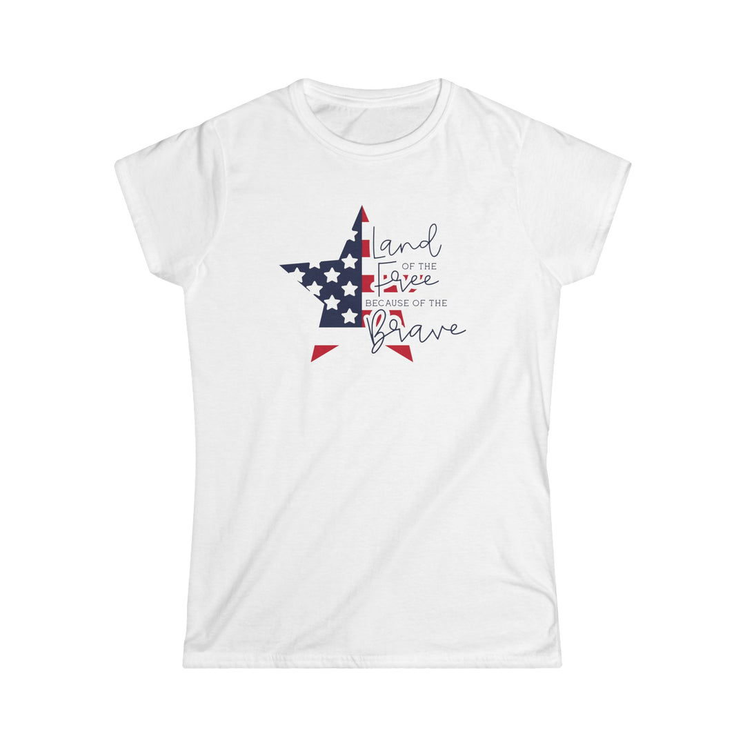 Land of The Free - Women's Softstyle Tee