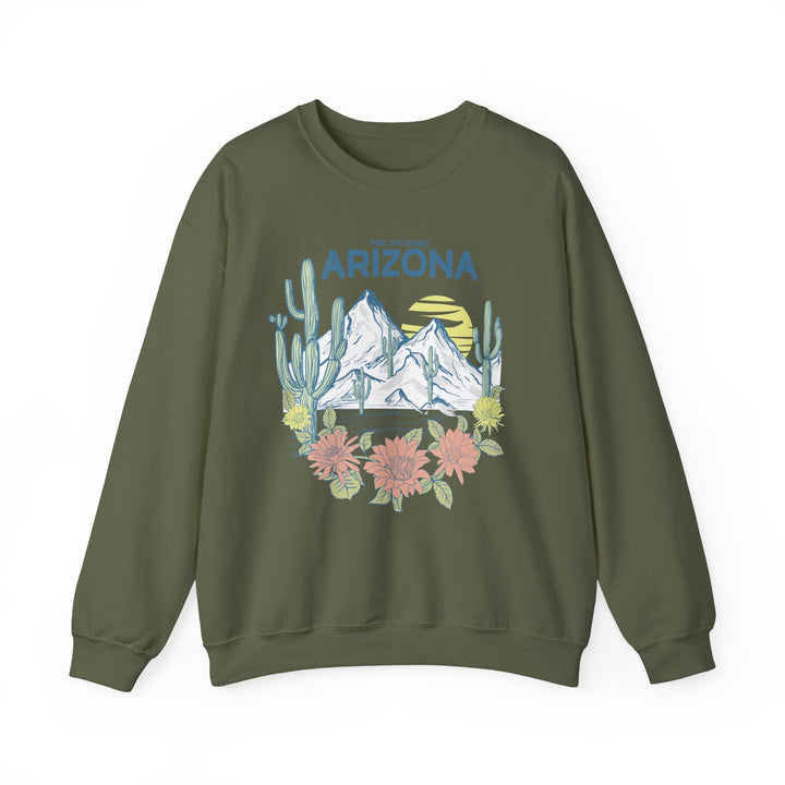 Feel The Sunset Arizona - Unisex Heavy Blend™ Crewneck Sweatshirt
