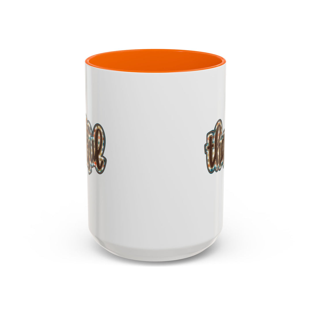 Thankful - Accent Coffee Mug (11, 15oz)