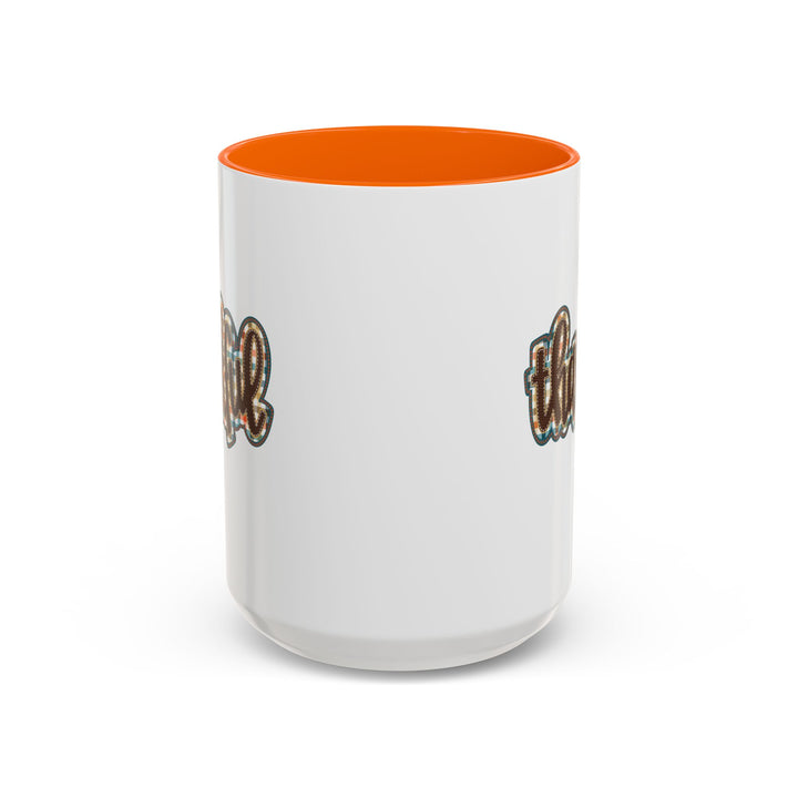 Thankful - Accent Coffee Mug (11, 15oz)