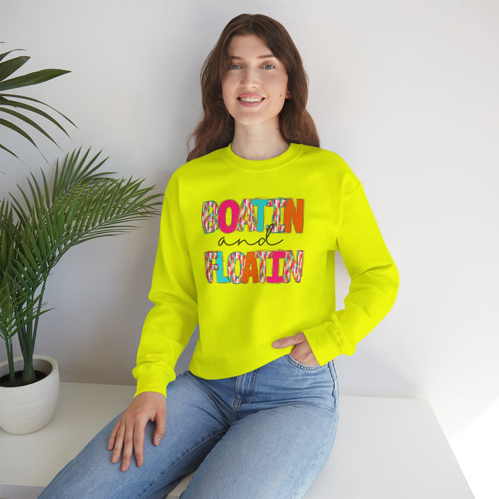 Boatin & Floatin - Unisex Heavy Blend™ Crewneck Sweatshirt