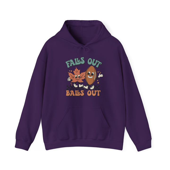 Falls Out Balls Out - Unisex Heavy Blend™ Hooded Sweatshirt