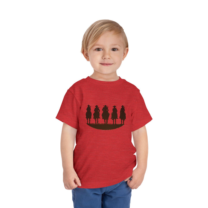 Cowboy Silhouette - Toddler Short Sleeve Tee