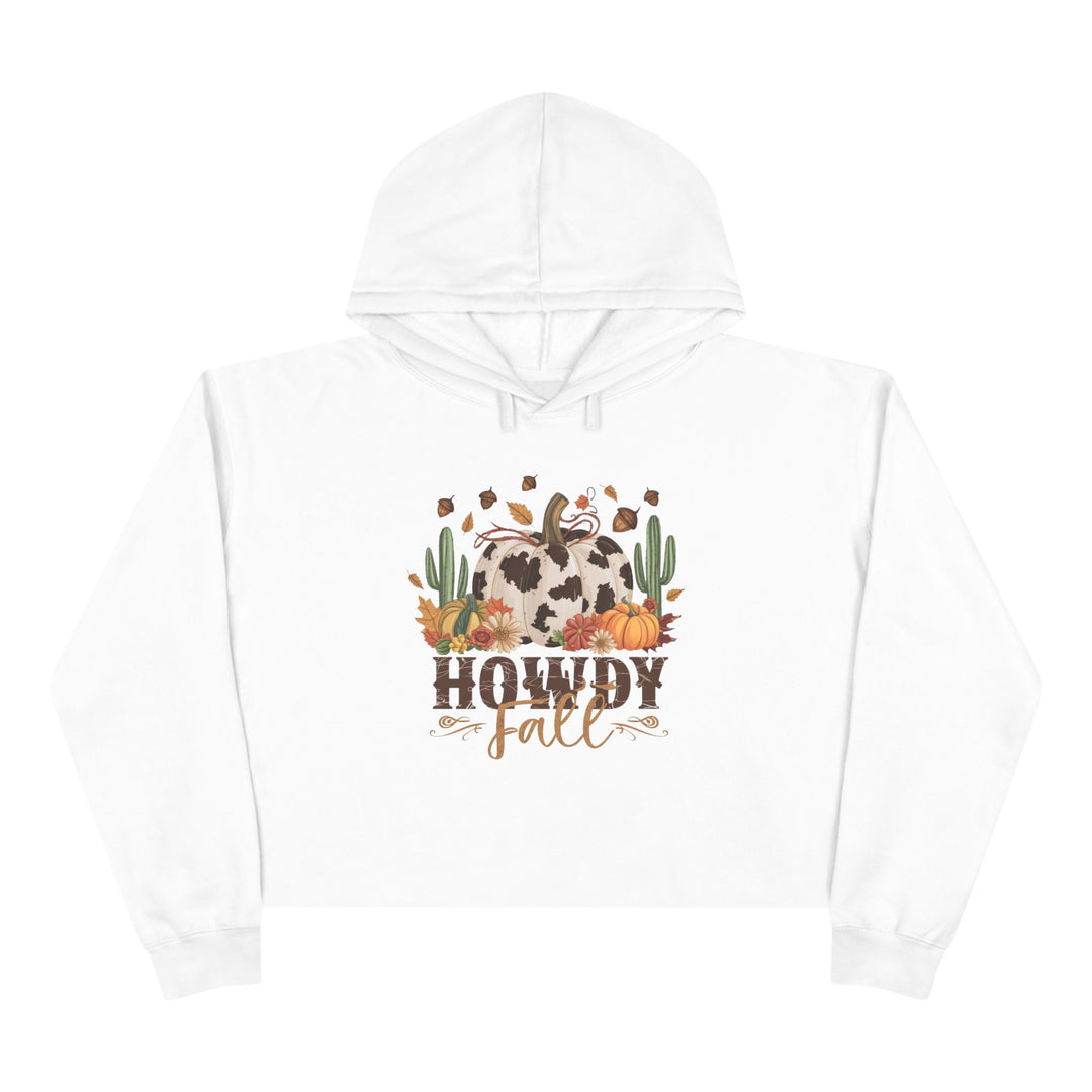 Howdy Fall - Crop Hoodie