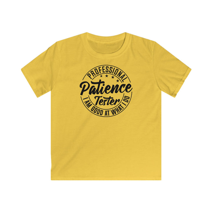 Professional Patience Tester - Kids Softstyle Tee
