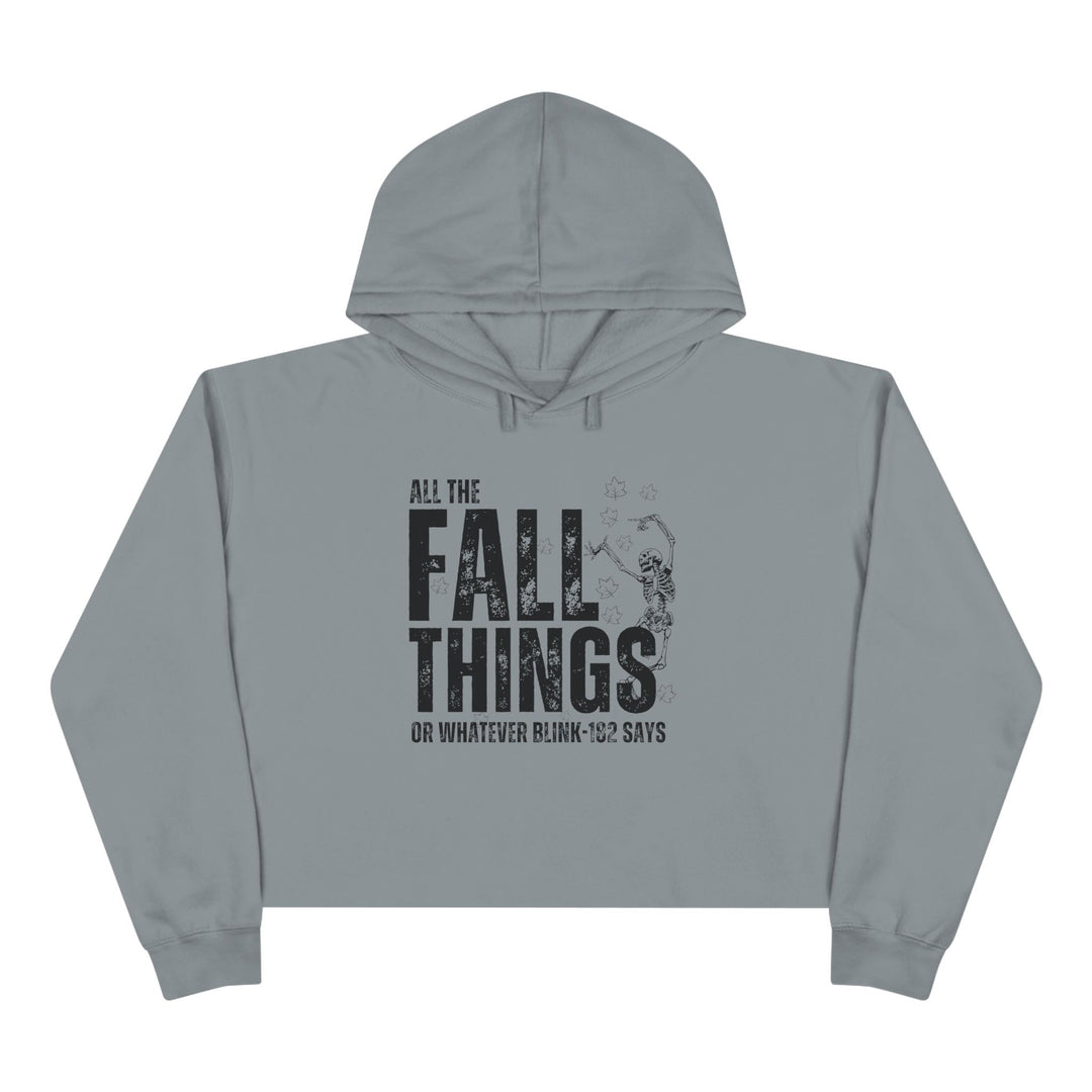 All The Fall Things - Crop Hoodie