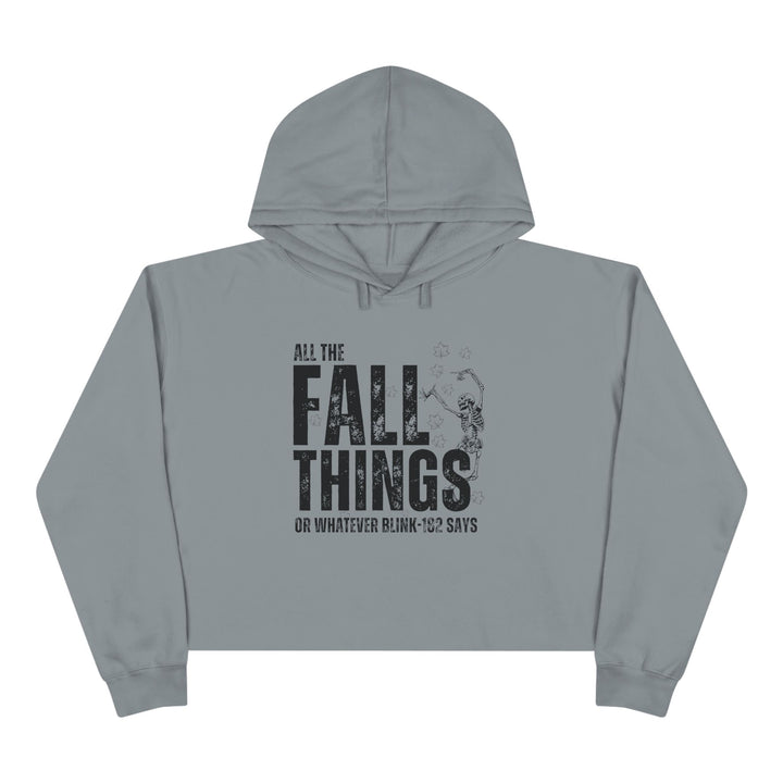 All The Fall Things - Crop Hoodie