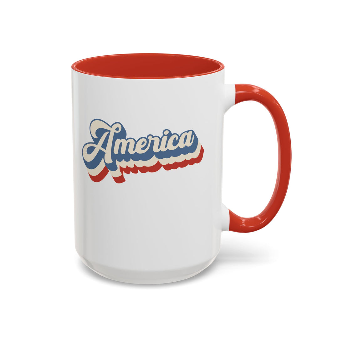 Retro America - Accent Coffee Mug (11, 15oz)