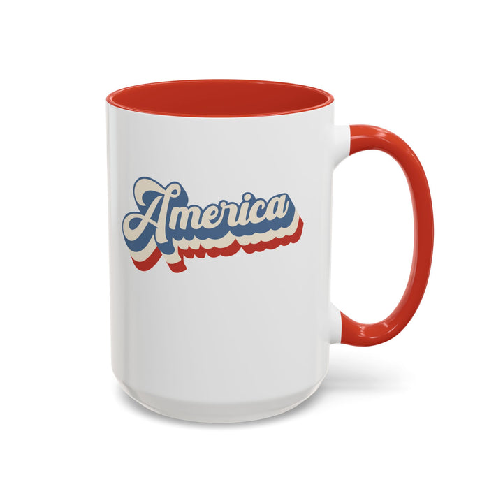 Retro America - Accent Coffee Mug (11, 15oz)