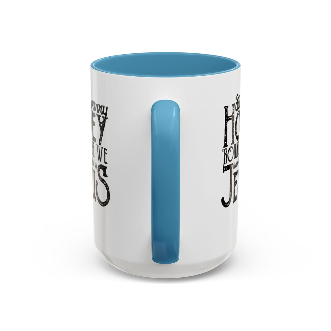 Judgin To Jesus - Accent Coffee Mug (11, 15oz)