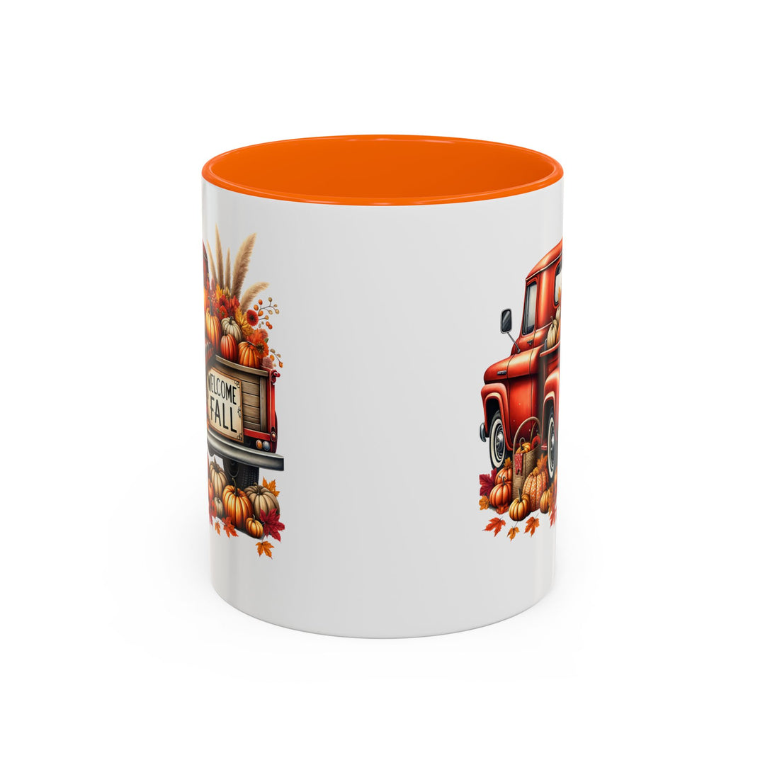 Welcome Fall - Accent Coffee Mug (11, 15oz)
