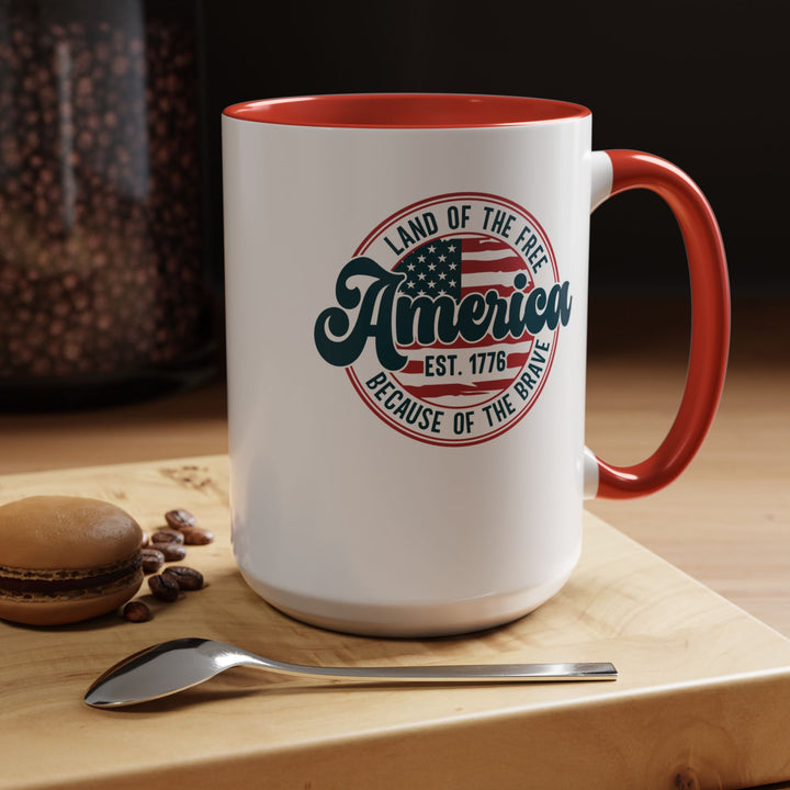 America 1776 - Accent Coffee Mug (11, 15oz)