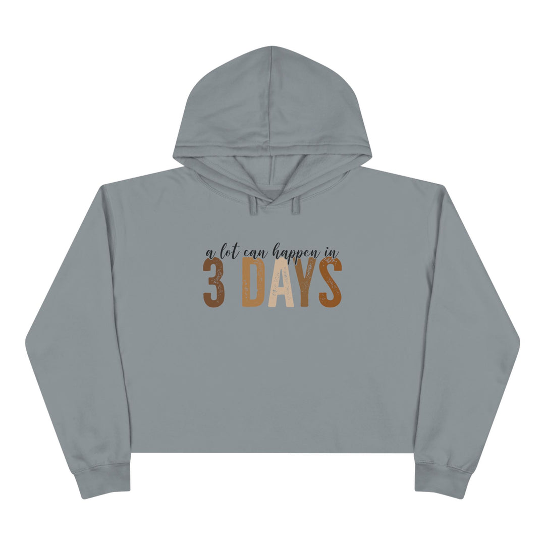 3 Days - Crop Hoodie