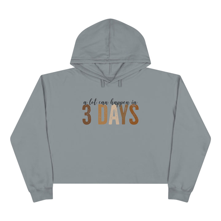 3 Days - Crop Hoodie