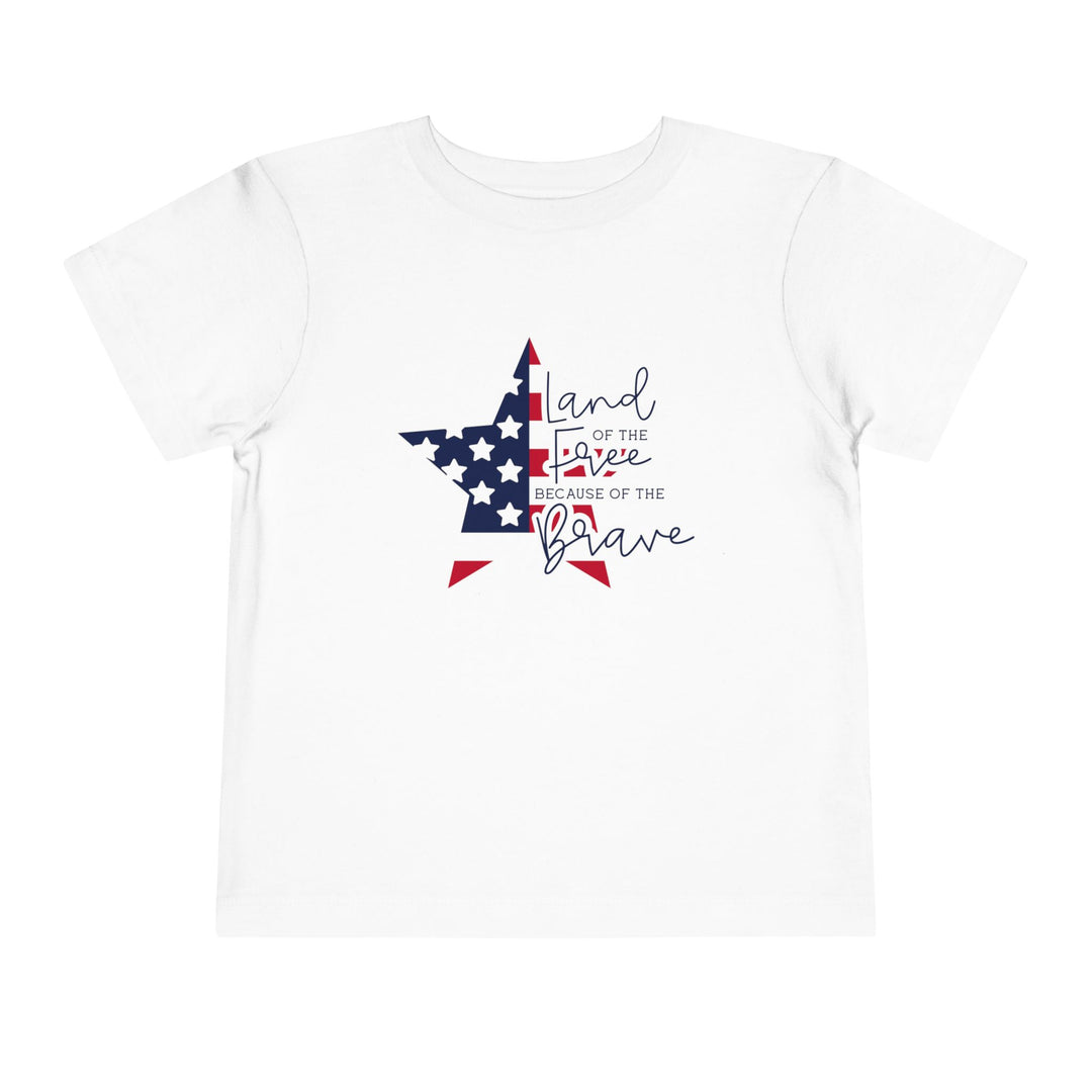 Land Of The Free - Toddler Short Sleeve Tee