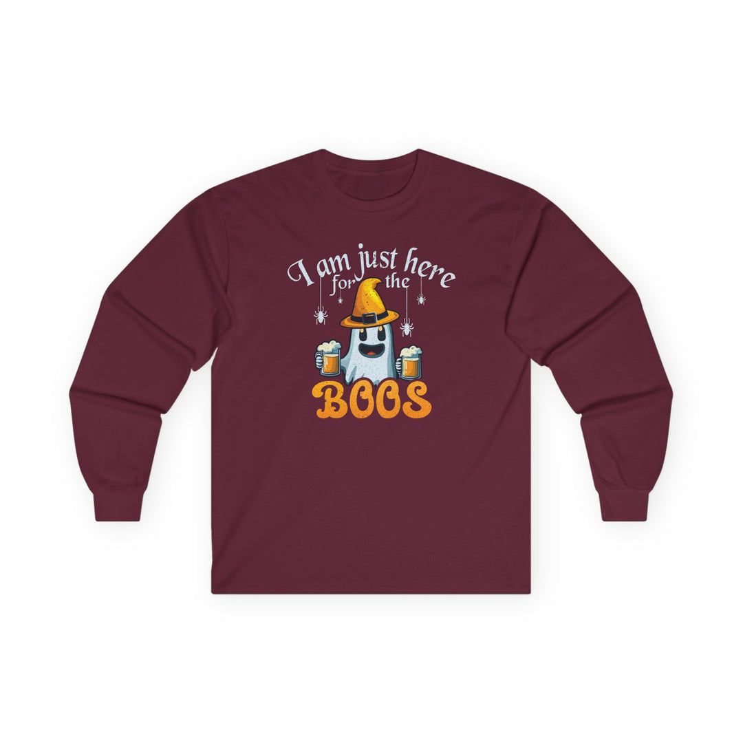 I'm Just Here For The Boos - Unisex Ultra Cotton Long Sleeve Tee