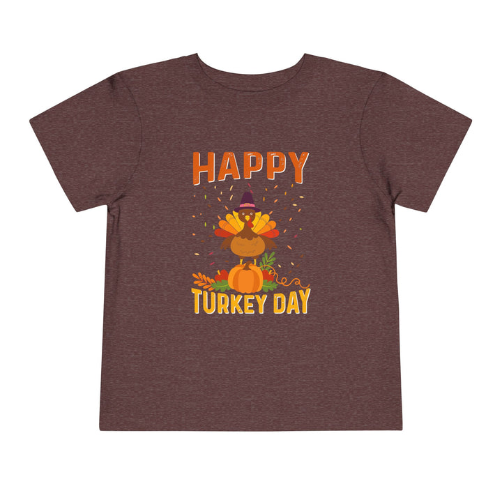 happy Turkey Day - Toddler Short Sleeve Tee