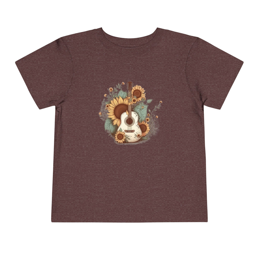 Sunflower Guitar - Toddler Short Sleeve Tee