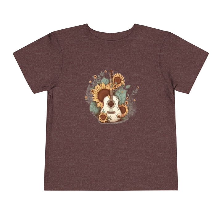 Sunflower Guitar - Toddler Short Sleeve Tee