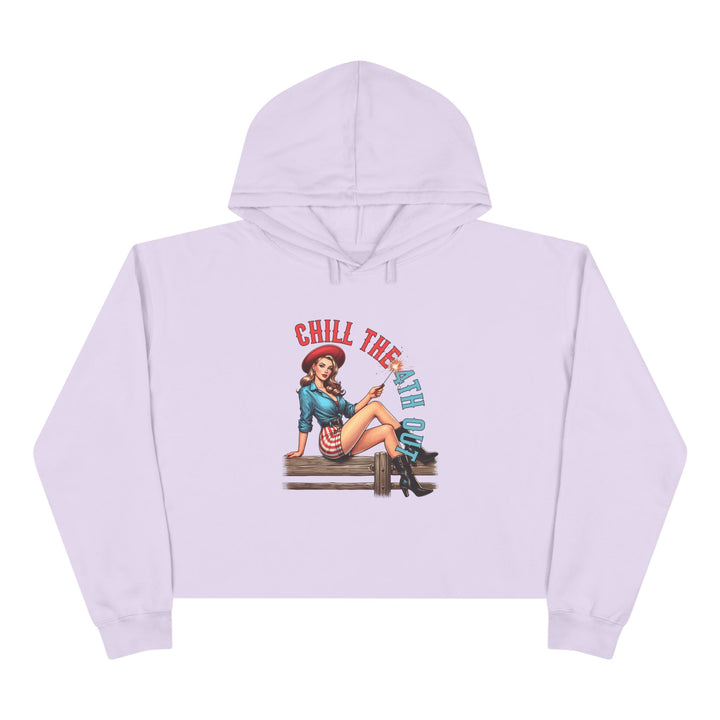 Chill The 4th Out - Crop Hoodie