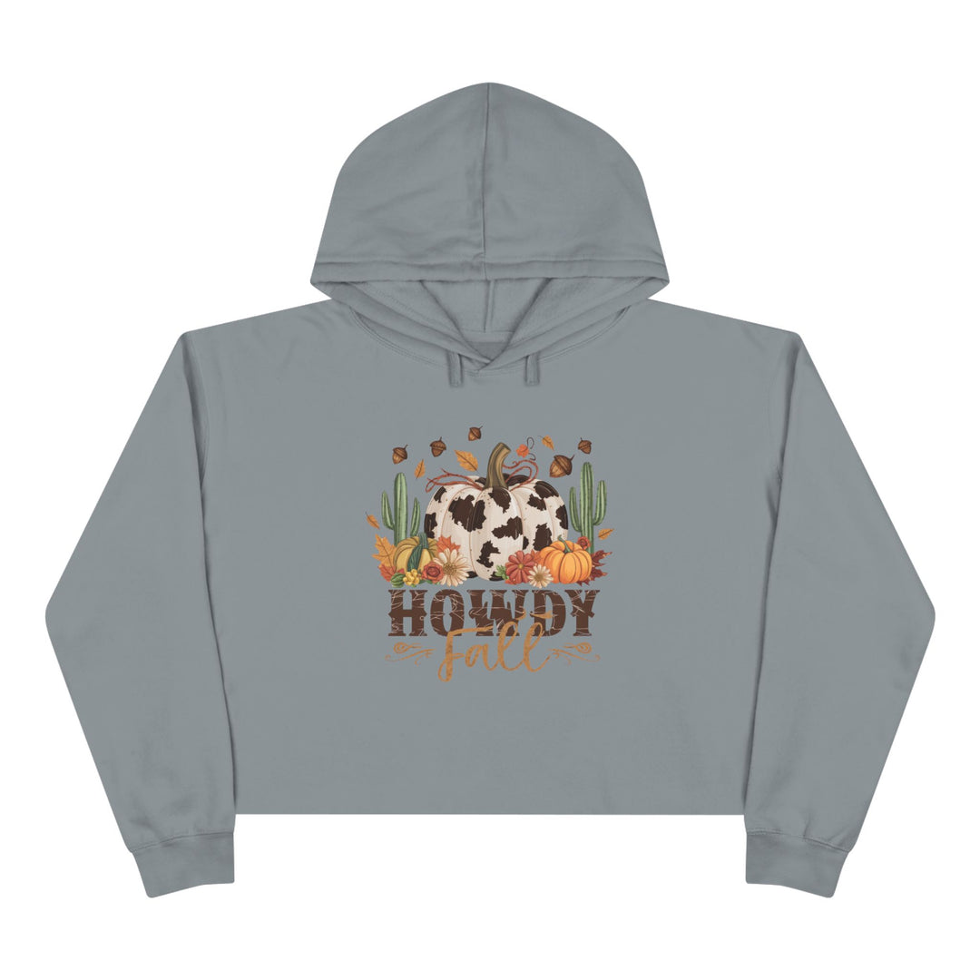 Howdy Fall - Crop Hoodie