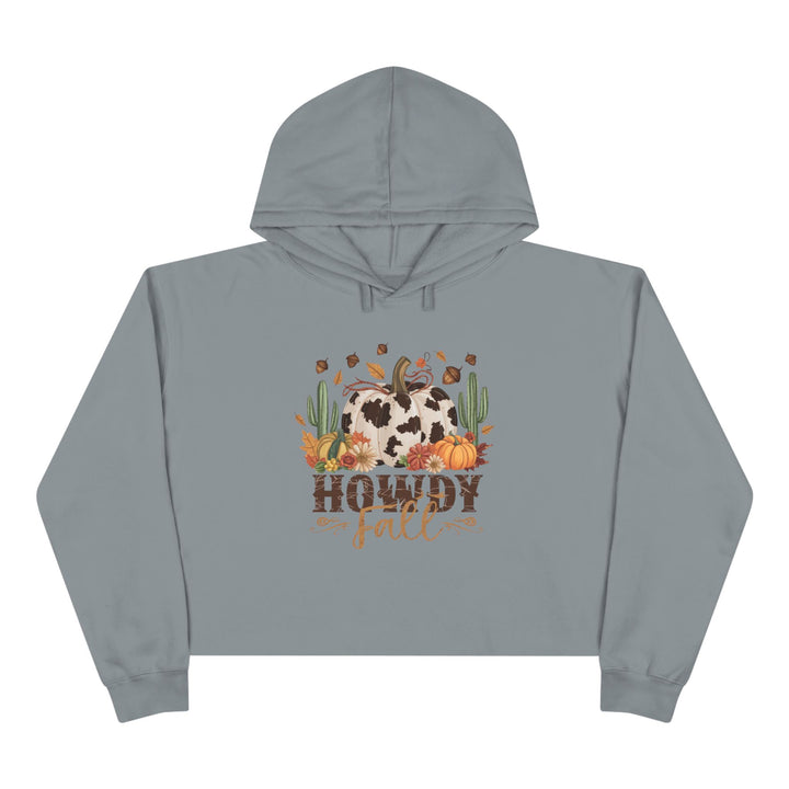 Howdy Fall - Crop Hoodie