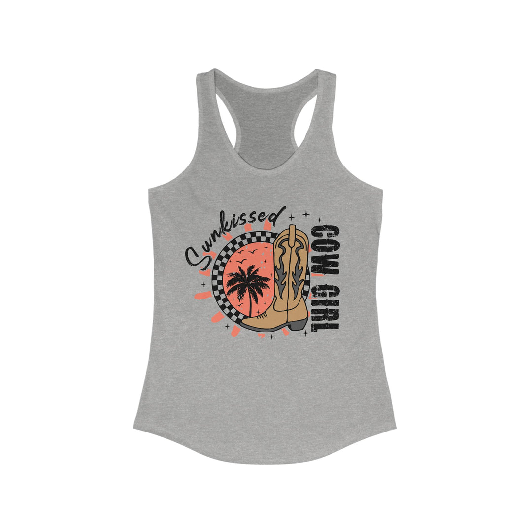 Sunkissed Cowgirl - Women's Ideal Racerback Tank