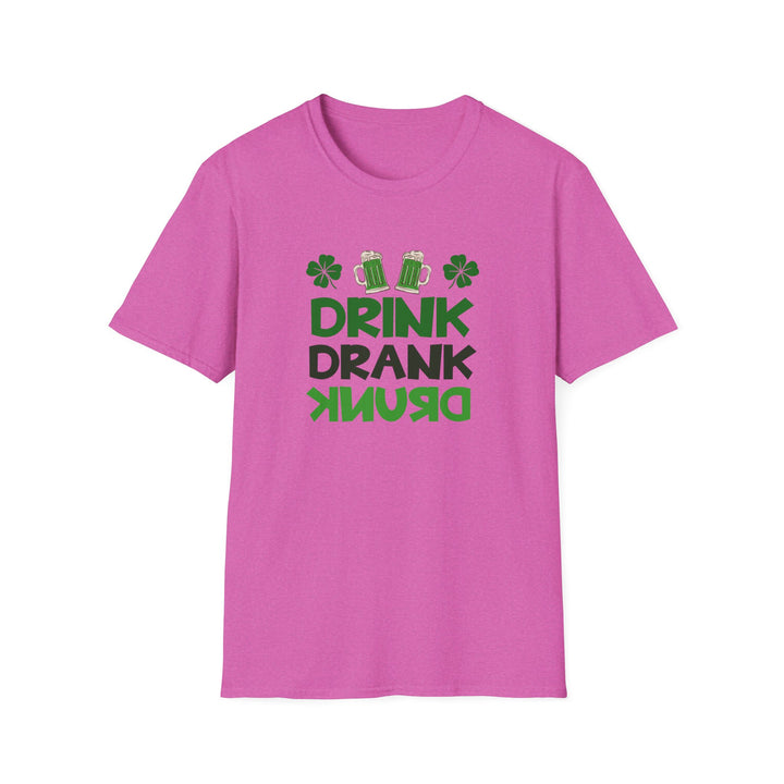 Drink Drank Drunk - Unisex Softstyle T-Shirt