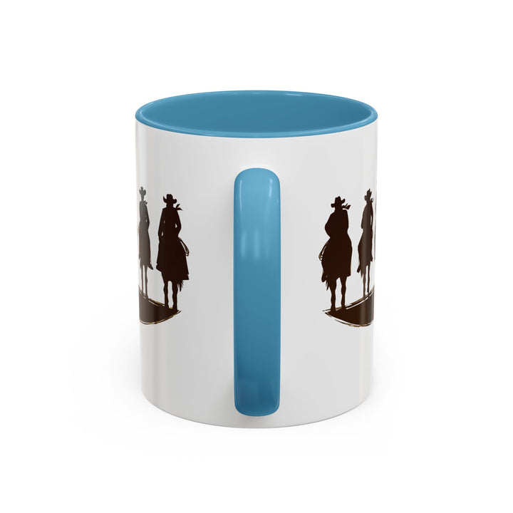 Cowboy Silhouette - Accent Coffee Mug (11, 15oz)