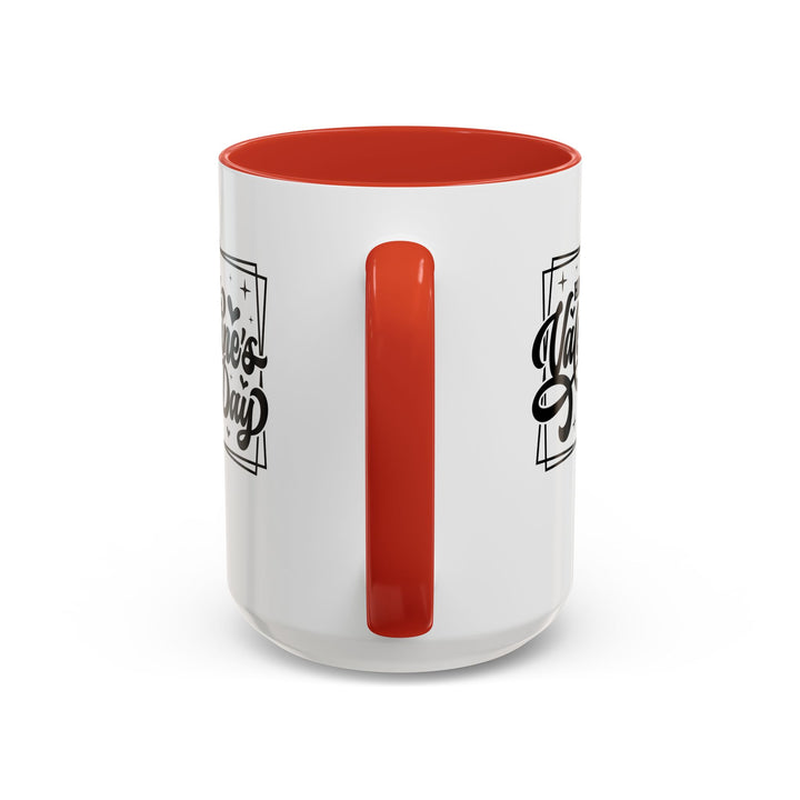 Happy Valentine's Day W/Hearts - Accent Coffee Mug (11, 15oz)