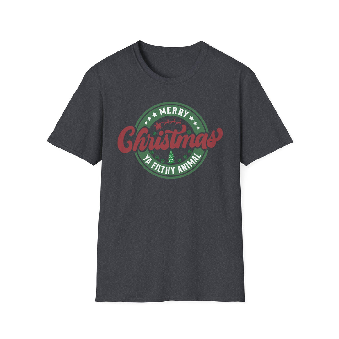 Merry Christmas Ya Filthy Animal - Unisex Softstyle T-Shirt