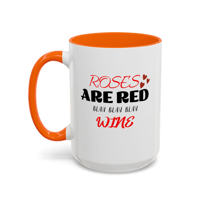 Blah Blah Blah Wine - Accent Coffee Mug (11, 15oz)