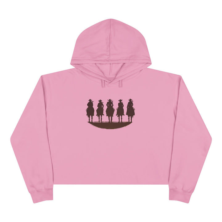 Cowboy Silhouette - Crop Hoodie