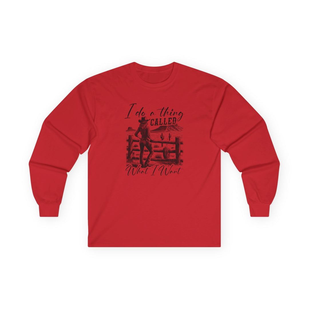 I Do A Thing Called - Unisex Ultra Cotton Long Sleeve Tee