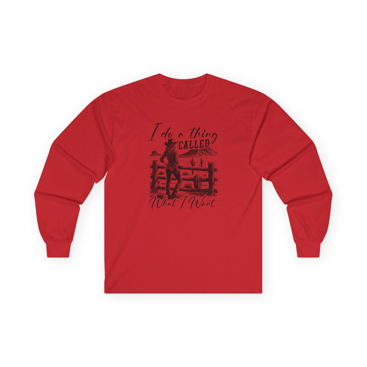 I Do A Thing Called - Unisex Ultra Cotton Long Sleeve Tee