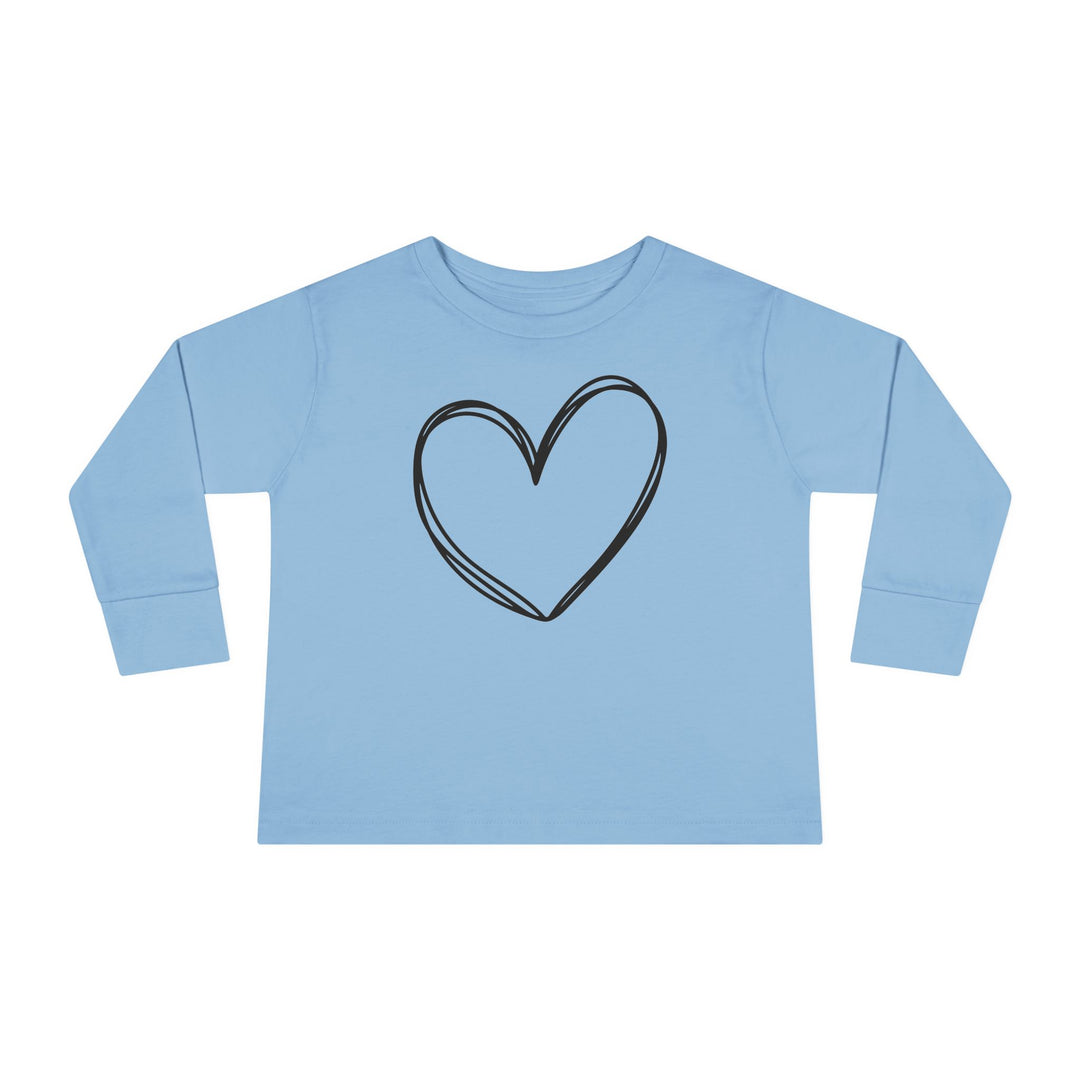 Heart - Toddler Long Sleeve Tee