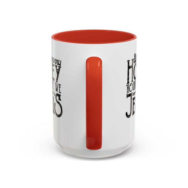 Judgin To Jesus - Accent Coffee Mug (11, 15oz)