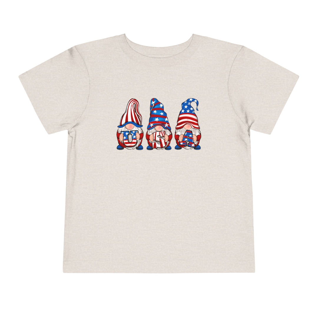 4th Of July Gnomes - Toddler Short Sleeve Tee