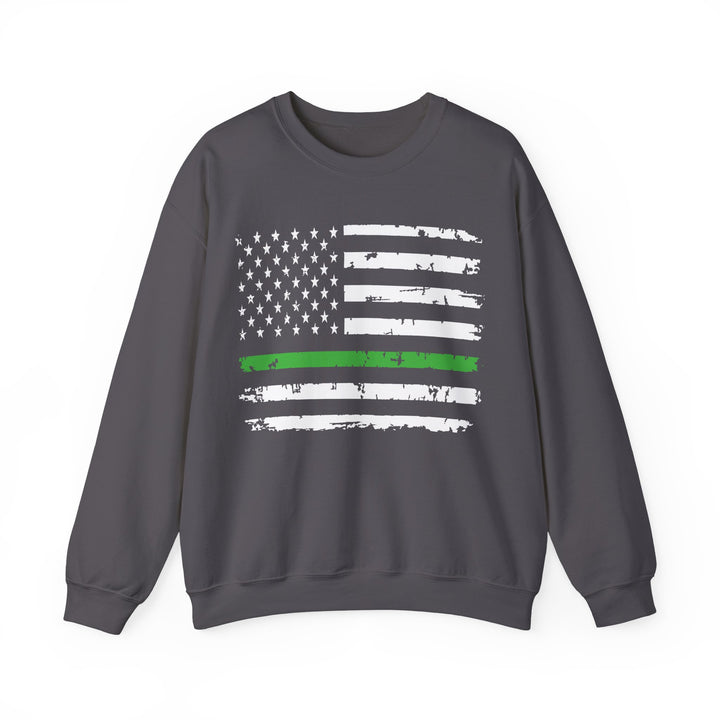 Green Line Flag - Unisex Heavy Blend™ Crewneck Sweatshirt