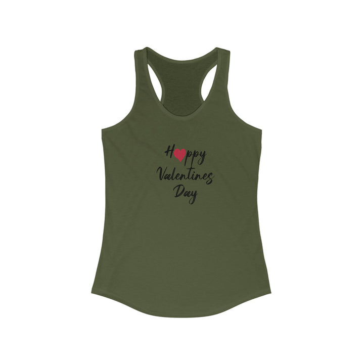 Happy Valentines Day - Women's Ideal Racerback Tank