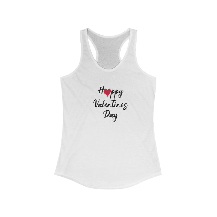 Happy Valentines Day - Women's Ideal Racerback Tank