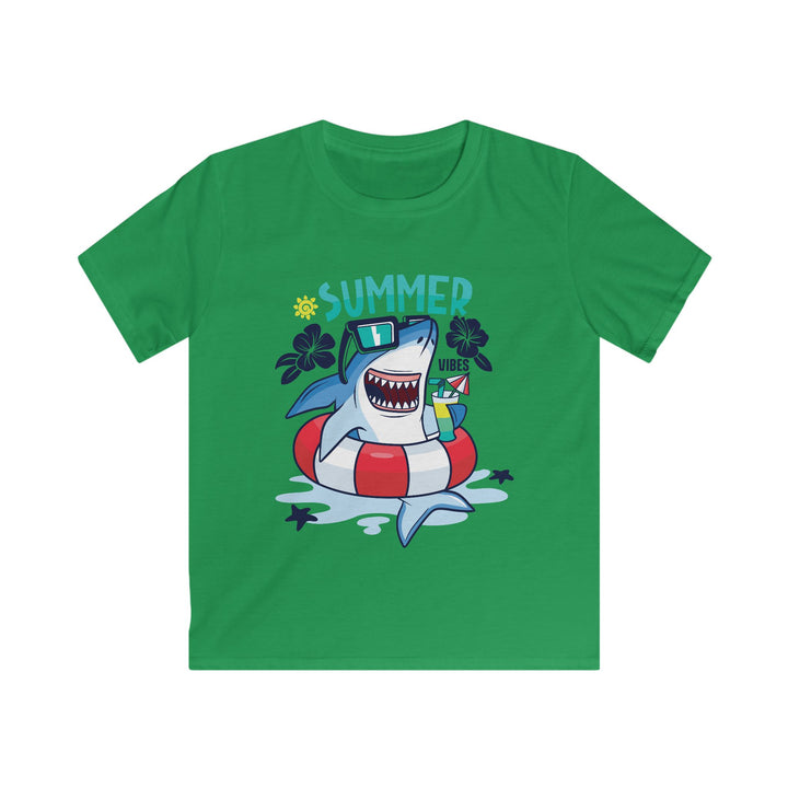 Shark Vibes - Kids Softstyle Tee