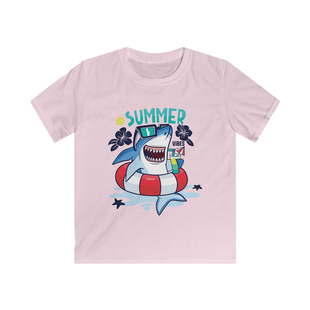 Shark Vibes - Kids Softstyle Tee
