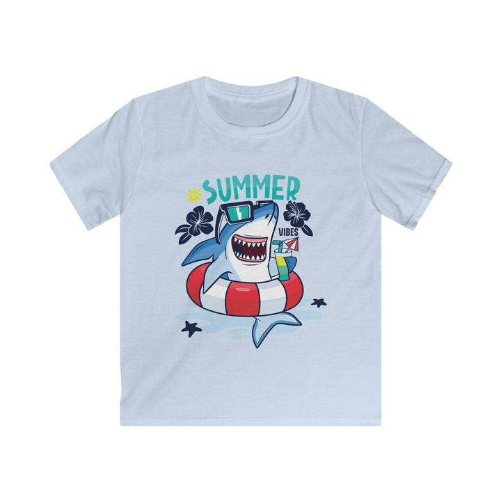 Shark Vibes - Kids Softstyle Tee
