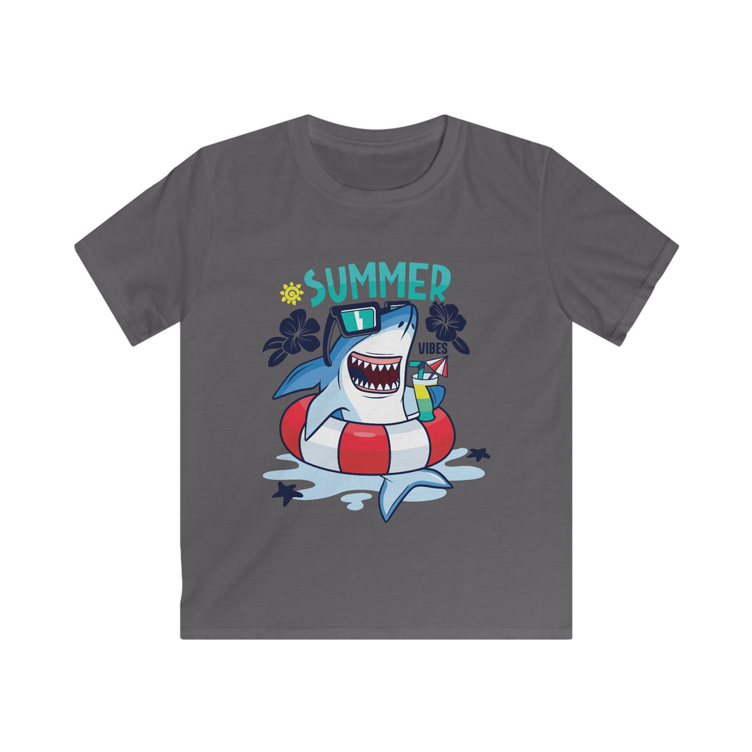 Shark Vibes - Kids Softstyle Tee