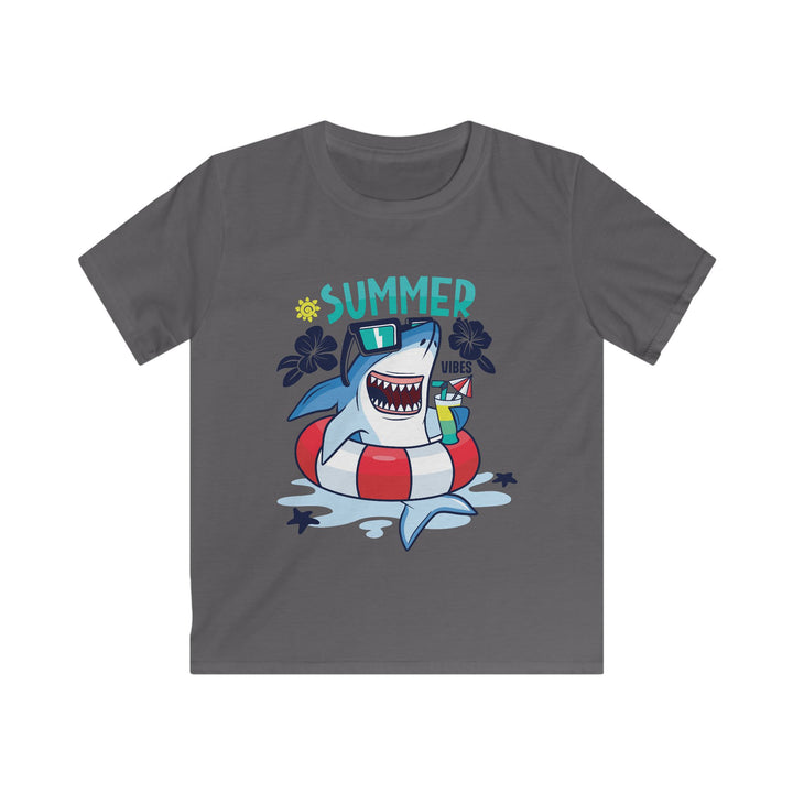 Shark Vibes - Kids Softstyle Tee