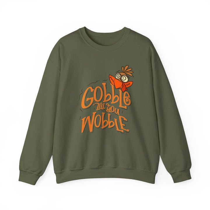 Gobble Till You Wobble - Unisex Heavy Blend™ Crewneck Sweatshirt