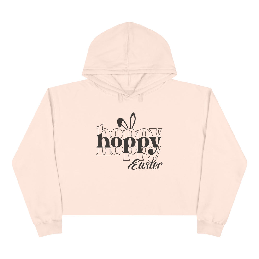 Hoppy Easter - Crop Hoodie